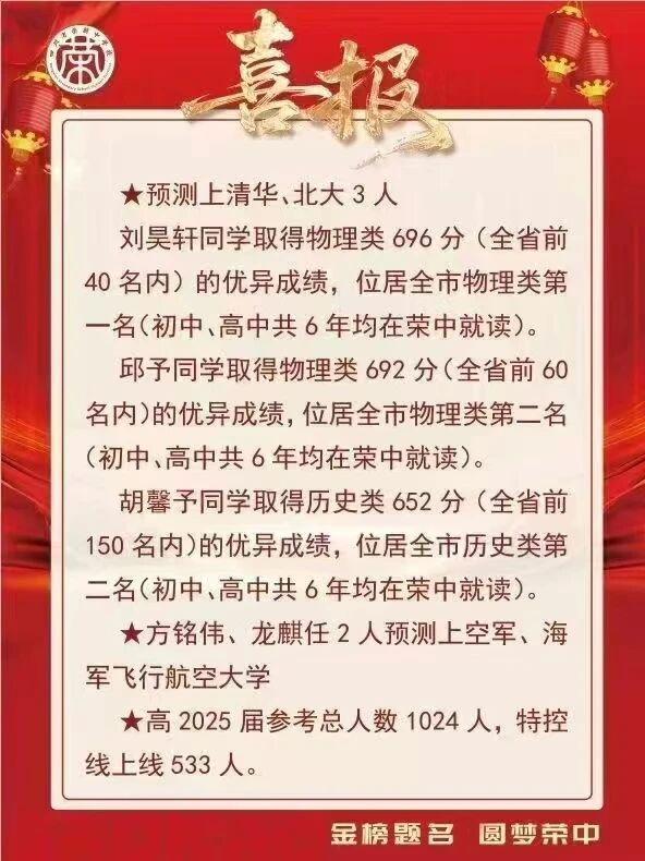 2026年自貢市四川省榮縣中學校升學率怎么樣？