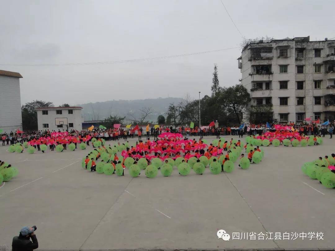 合江縣白沙中學(xué)校園風采