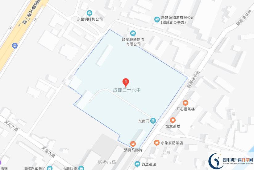 成都36中學(xué)的地址在哪里？